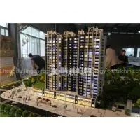 High Rise Commercial Plaza Architectural Model for Sale