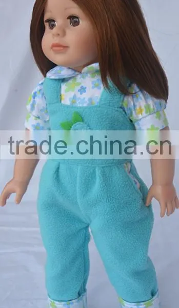 High Quality 18 Inch Fashion Dress Reborn Baby American Girl Doll Vinyl Toys photo-3