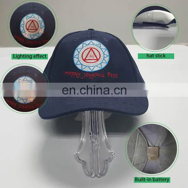 Lighting Up Baseball Caps With Battery to Light up Your Passion photo-3