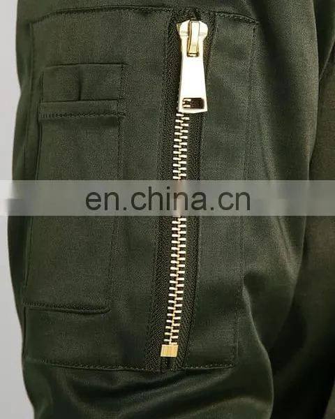 Supreme Padding Women Army Green Military Jacket photo-5