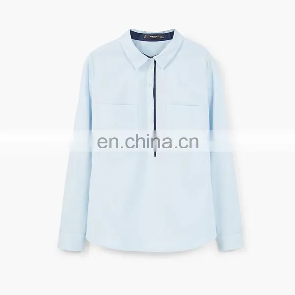 Women's Clothing Manufacturer Latest Design Ladies Office Formal Wear Shirts photo-6