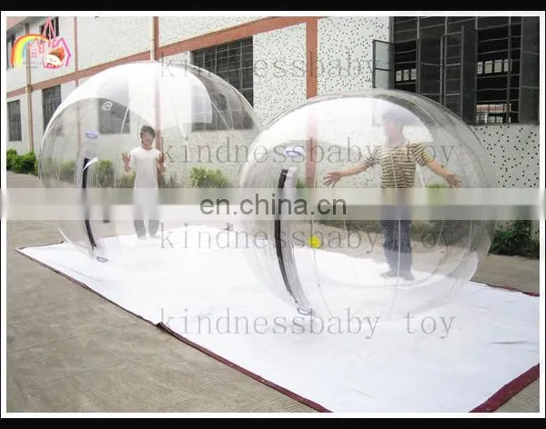 Cheap Transparent Inflatable Water Walking Ball Clear Pvc Inflatable Beach Ball Inflatable Water Bubble Ball photo-2