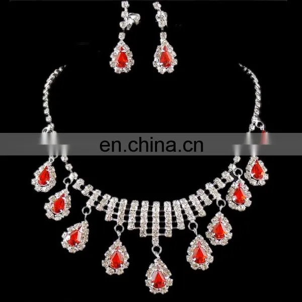 Fashion Belly Dance Necklace Earrings Set Accessory Jewelry for Women P-9040#
