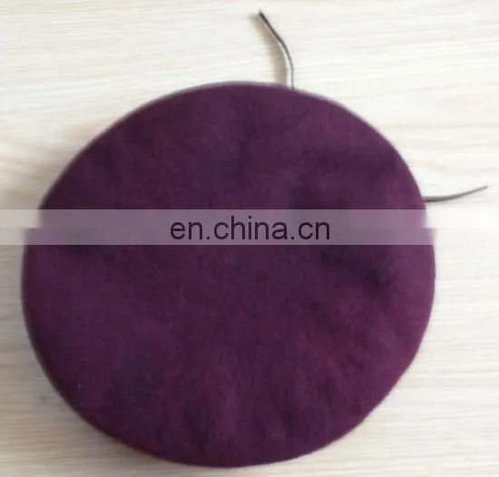 Purple Beret Cap