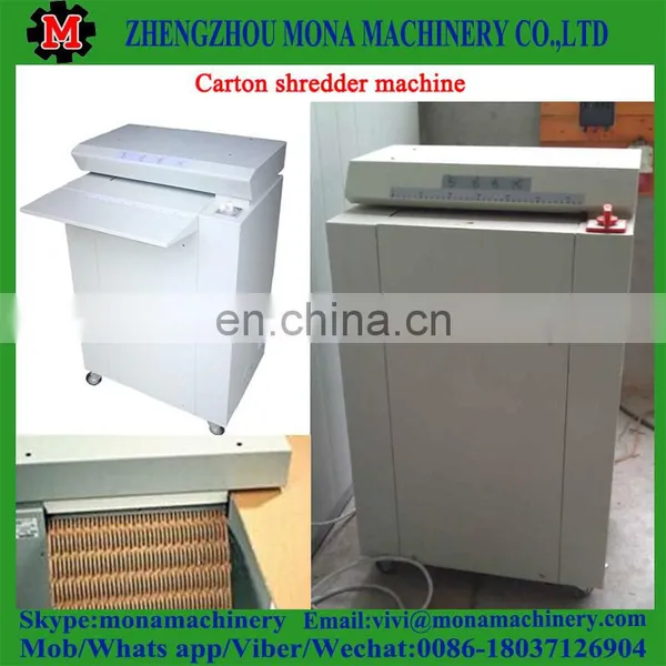 Waste Recycle Cross Cut Paper Shredders Cardboard Cutting Machine Carton Box Shredder Price photo-5