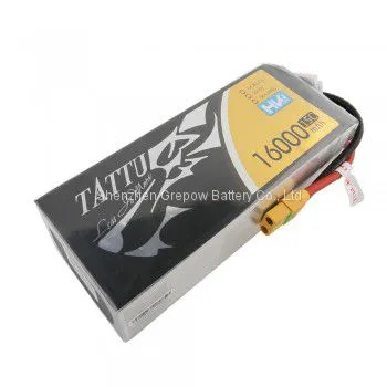 Tattu 22.8V 15C 6S 16000mAh High Volatge LiPo Battery for UAV Drone