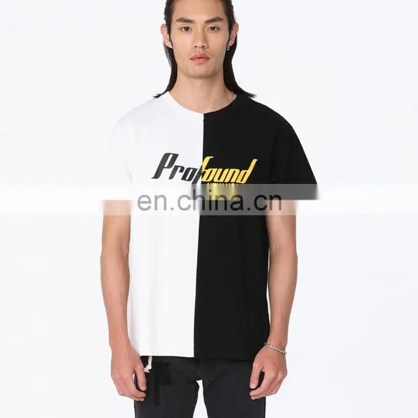 DiZNEW Wholesale Brand Quality Mens 220gsm Cotton/Spandex Colorant Match T Shirt photo-3