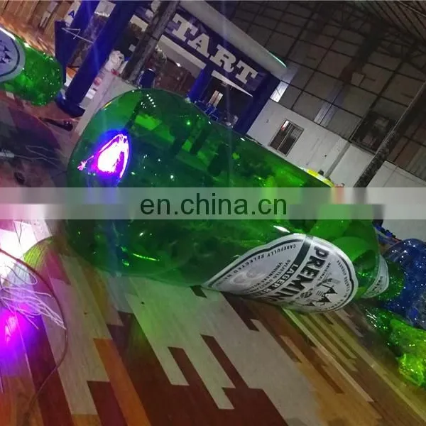 Hot Sale Inflatable Beer Bottle With LED Light ,Inflatable Movable Cartoon For Beer Festival ,Commercial Use photo-5