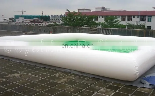 10m x 6m Large White Green Inflatable Above Ground Swimming Pool Water Play Equipment For Kids and Adults photo-5