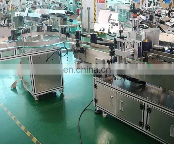 Factory Unscrambler Rotary Table Feeder Bottle Automatic Labeling Machine photo-3