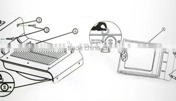 Waterproof Solar Led Motion Sensor Light photo-2