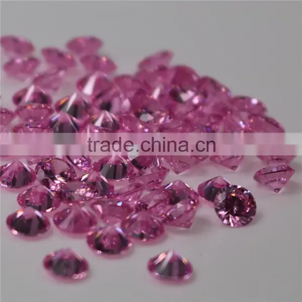 Top Quality Incomparable Beautiful 3mm Round Rose Zircon photo-3