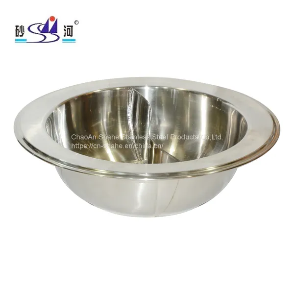 Stainless Steel Cookware Soup Pot With Divider Available Induction Cooker，made in China photo-4