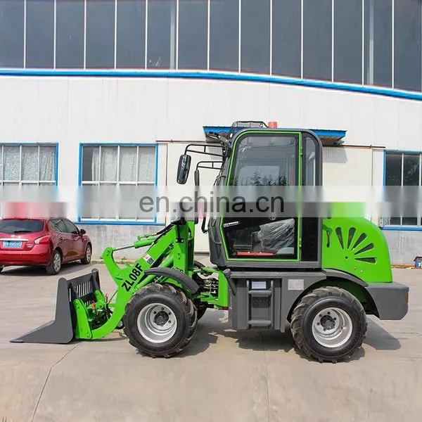 Hydrostatic Transmission 908 800KG Green Garden Trucking Mini Wheel Loader Compact photo-4