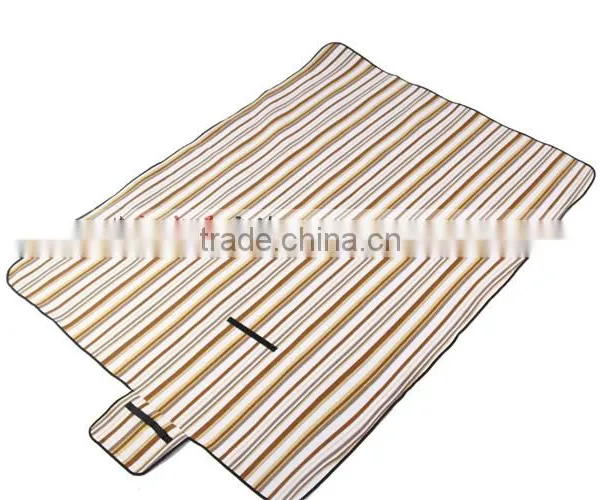 Polyester Fleece Custom Foldable Picnic Blanket photo-3
