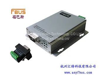 Hangzhou huite Technology FBUS FBMGS5100 Индустриальный шлюз RS232 / 485 / 422 в Ethernet, TCP в RTU, MODBUS, широкий диапазон напряжения 12 - 48 В, питание