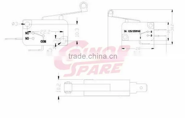 Cheap Price Custom High Quality Sliver Contact Micro Switch photo-3