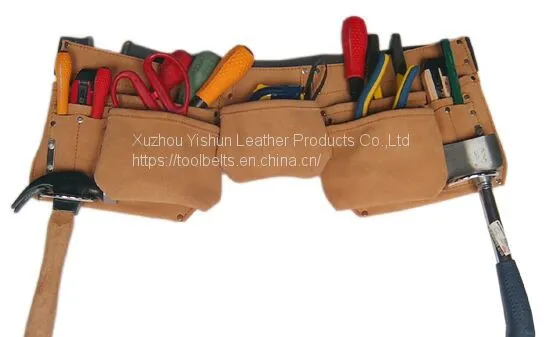 suede leather construction work apron