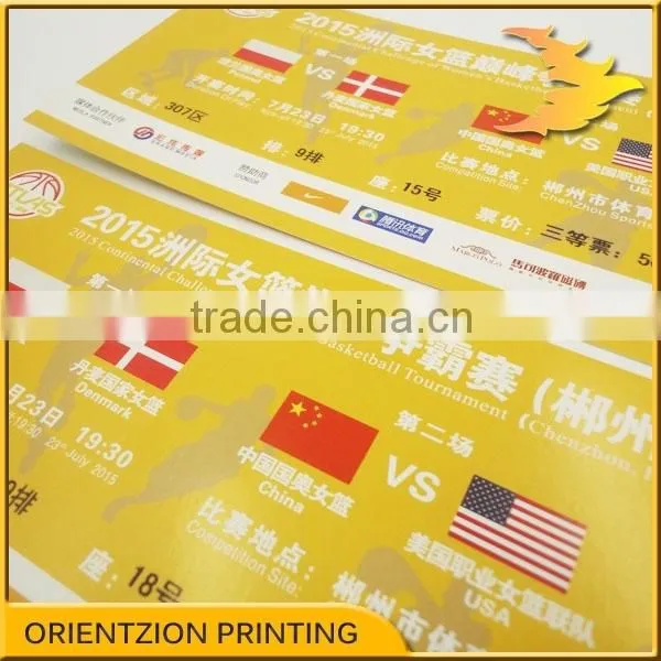 Match Tickets, Variable Data, QR Code Ticket, Numbering Printing, Anti-fake Tickets, Serial Number Printing photo-2