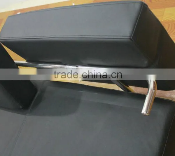 Replica French Famous Design Stainless Steel Relaxing Chinese Genuine Leather Le Corbusier LC5 Three Seater Sofa,LC5 Daybed photo-5