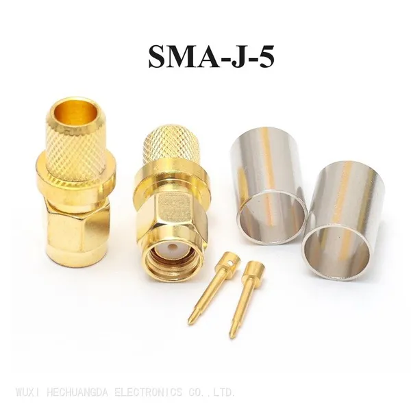 RF Adapter for RG6 RG316 RG174 50-3DFB Cable RP SMA-J-5 Connector RP SMA-KY-5 Coaxial Connector photo-4