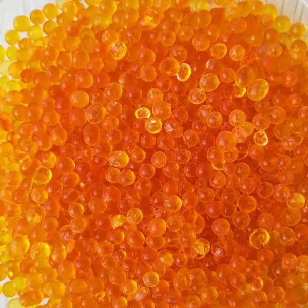 Orange Silica Gel Beads 2-4mm Moisture Absorber With Color Change Reusable Wholesale photo-2