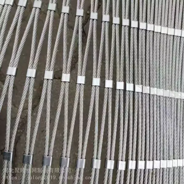 Ferrule Flexible Stainless Steel 304/316 Zoo Aviary Netting Building Construction Wire Rope Mesh Knotted Mesh photo-4