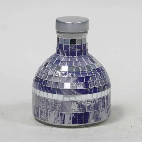 Mosaic Vase Glass Container Jar photo-4
