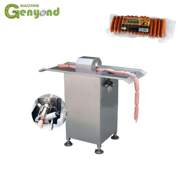 Shanghai Factory Industrial Sausage Vacuum Stuffing Maker Smoked Meat and Fish Making Machine Sausage Production Line photo-4