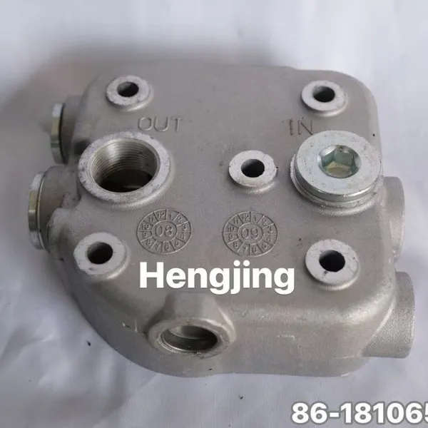 Air Compressor Cylinder Head Assy 65.54114-6007 65.54114-6008 Korea Doosan Cylinder Head