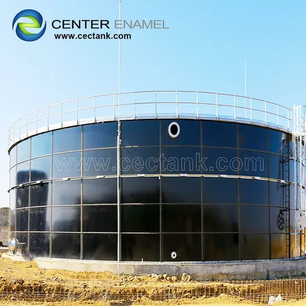China Professional Supplier Round Anaerobic Digestion Biogas Tanks photo-3