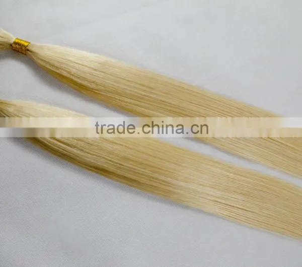 Europea Virgin Hair Bows Bulk, Blonde Remy Hair for Weaving Supplier's Choice photo-3