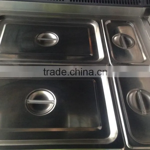 2016 NEW China Hot Sale Luxury Western Kitchen Equipment Gas Bain Marie With Cabinet photo-4