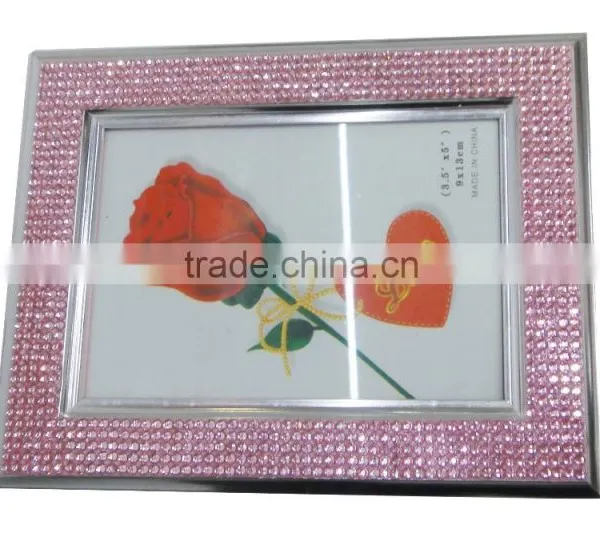 Cheap Gold Gem Photo Frame Custom Pattern OEM photo-3