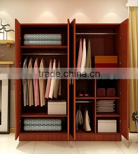 Bedroom Wooden Cloth Wardrobe Design Pictures With Swing Door (SZ-WDT002) photo-6