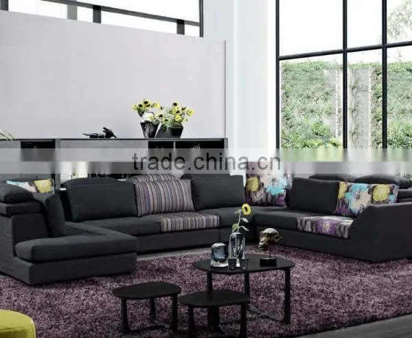 Simple Modern Home Use Living Room Fabric Sofa Set KW1511