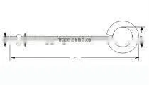 Galvanize Carabiner Wholesale High Quality Steel Electric Galvanized Eye Bolt Cabinet Hardware Manufacturers China photo-2