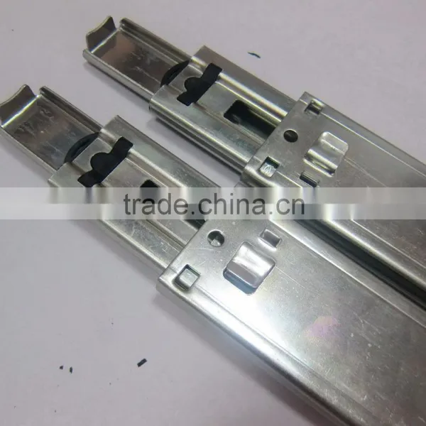45mm 3 Fold Full Extension Rain Bow Tool Box Drawer Ball Bearing Slide Tool Box Slide Rails photo-2