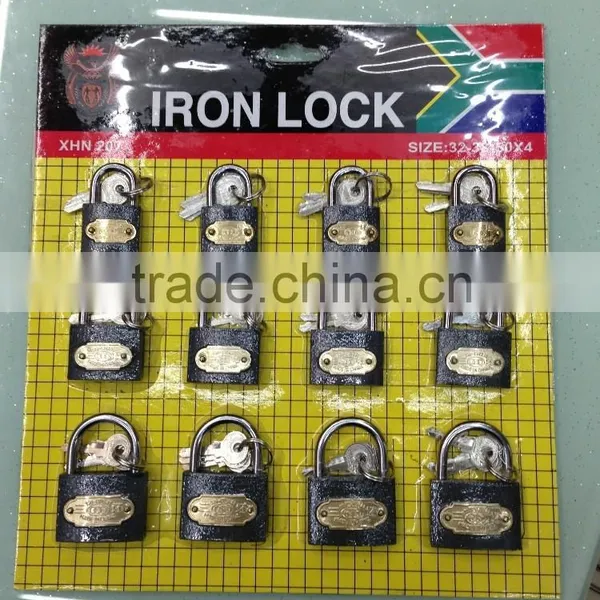 12pcs Color Iron Padlock photo-3