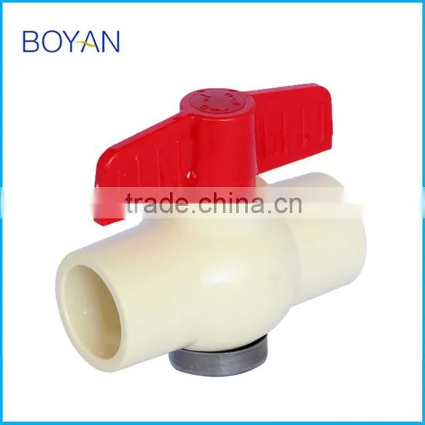BOYAN Zhejiang High Temperature Water Supply Fittings ASTM 2846 Cpvc Ball Valve photo-2