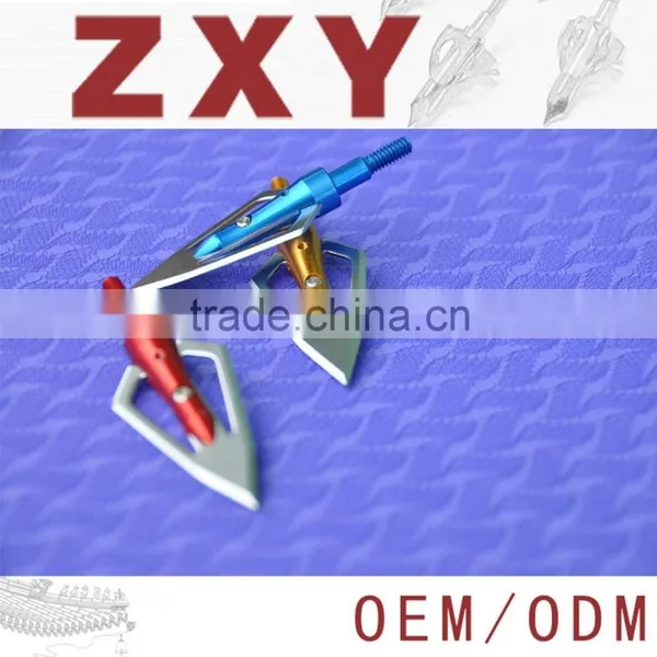 Golden Roadhead 100 Grain 2 Blade Broadhead 2" X 7/8" Large Incision Hunting Large Animals Arrow photo-2