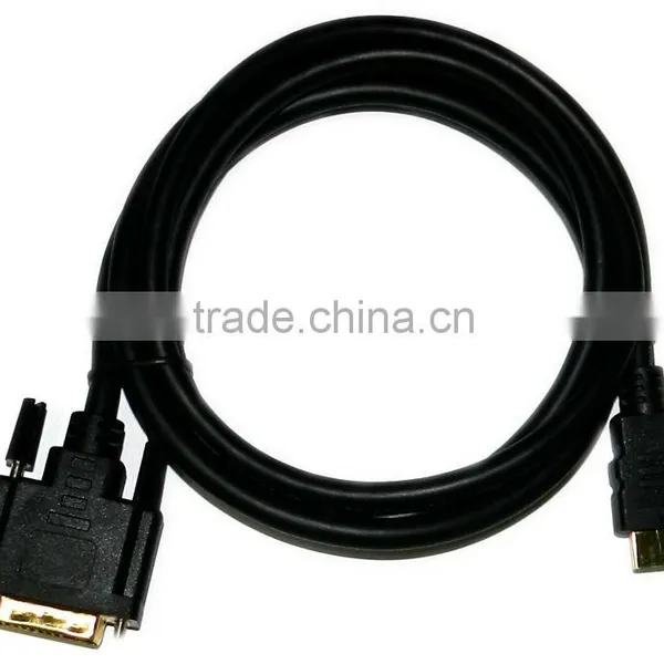 Gold HDMI to DVI Cable High Purity Oxygen Free Copper photo-3