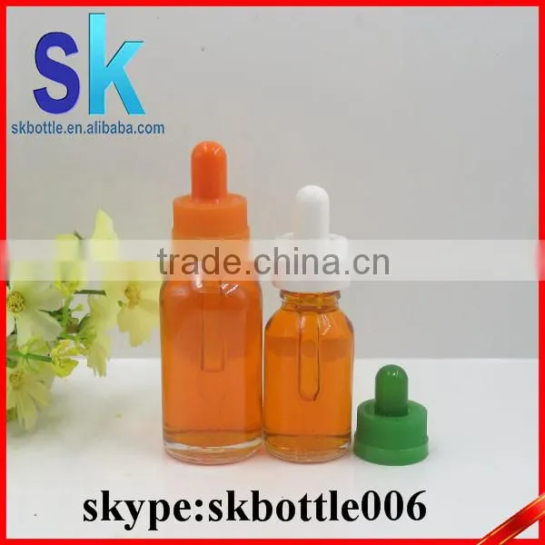 1oz Clear Glass e Liquid Bottle With Glass Pipette photo-4