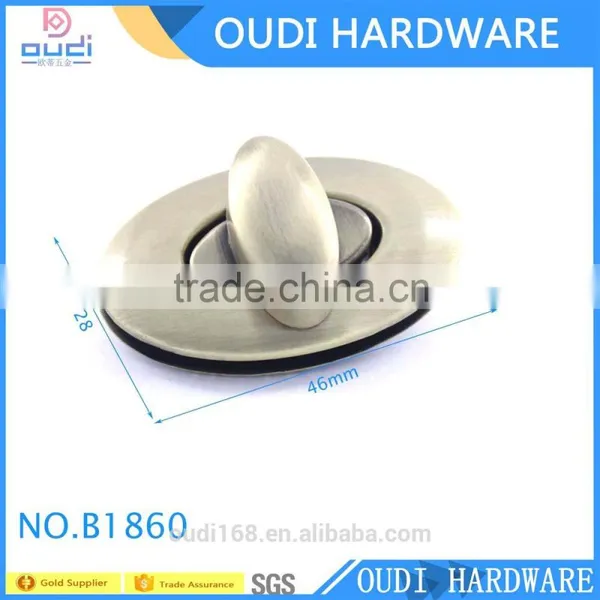 Fashion Metal Handbag Lock, Top Sale Metal Lock for Bag Accessory, High Quality Guangzhou Hardware Decorative Quality Choice photo-2