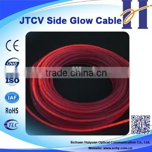 Multi Cores Twisted Side Light Cable Plastic Optic Fiber Cable photo-5