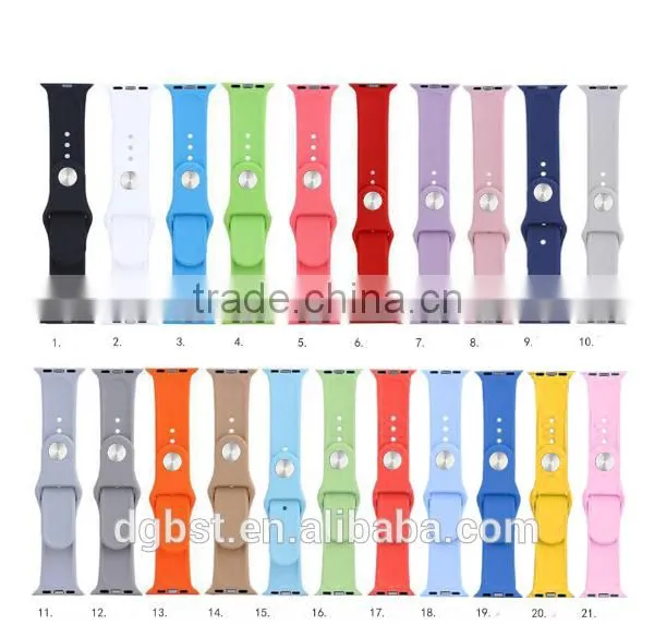 China 2016 Cheap Watch Strap for Apple Watch Silicone Watch Band With Wholesale Price photo-6