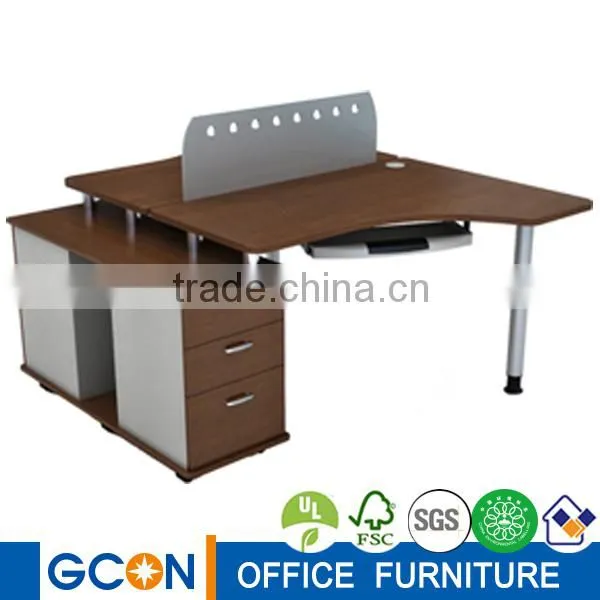Flexible Melamine Office Desk Office Furniture Work Station photo-3