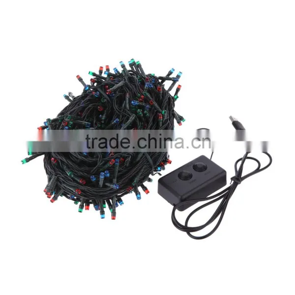 Colorful RGB 400 LED Christmas String Light For Fairy Mas Tree Wedding Holiday Party Garden Outdoor Decoration USB DC 5V photo-6