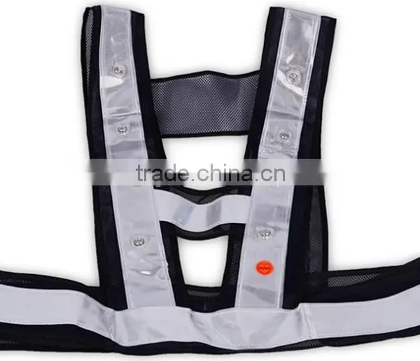 hi Vis Led Flashing Reflective Safety Vest Kid Clothes,kid Clothes Stocks,kid Clothes Branded photo-2
