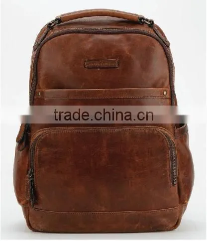 Factory fashion high quality wholesale PU leather backpack bag